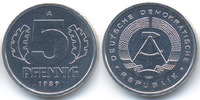 DDR 5 Pfennig Aluminium