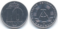 DDR 10 Pfennig Aluminium
