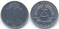 DDR 10 Pfennig Aluminium