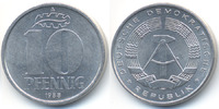 DDR 10 Pfennig Aluminium