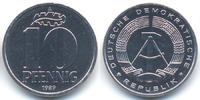 DDR 10 Pfennig Aluminium