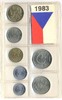 Tschechoslowakei - Czechoslovakia Kursmünzensatz CSSR 1960-1990 – Kursmünzensatz 1983