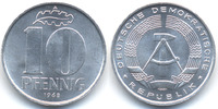 DDR 10 Pfennig Aluminium