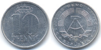 DDR 10 Pfennig Aluminium – Verprägung Jahreszahl