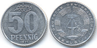 DDR 10 Pfennig Aluminium – kleines Zainende