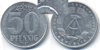 DDR 10 Pfennig Aluminium – Verprägung auf der "0"