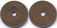 Südrhodesien - Southern Rhodesia 1/2 Penny George VI. 1936-1952 - Bronze