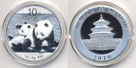 China - China 10 Yuan Panda Bären 2010 - Silber 1 Oz.