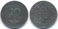Generalgouvernemet 20 Groszy Generalgouvernement 20 Groszy 1923 - Zink