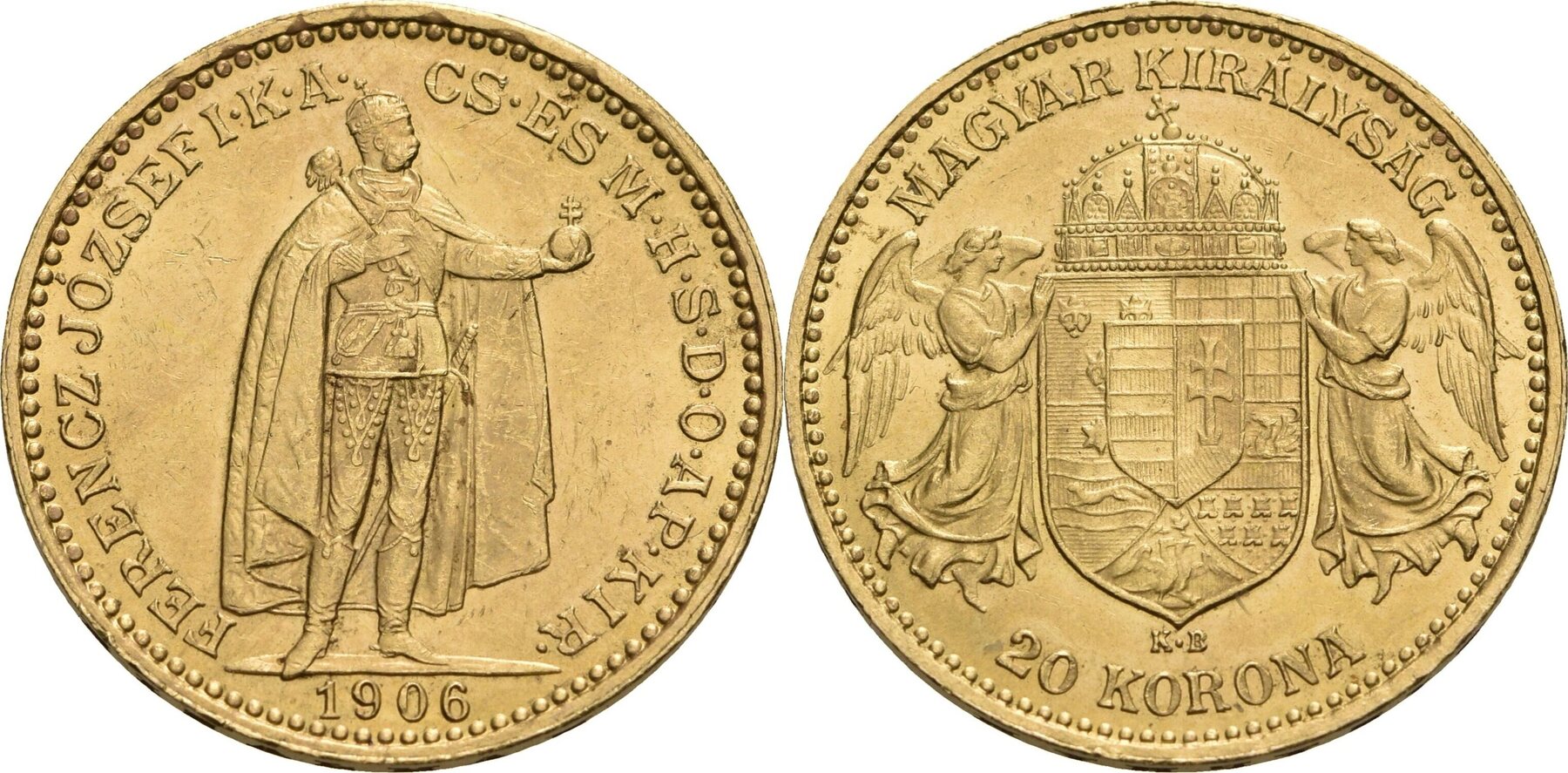 Österreich Ungarn 20 Kronen KB Kremnitz 1906 Franz Joseph I 1848