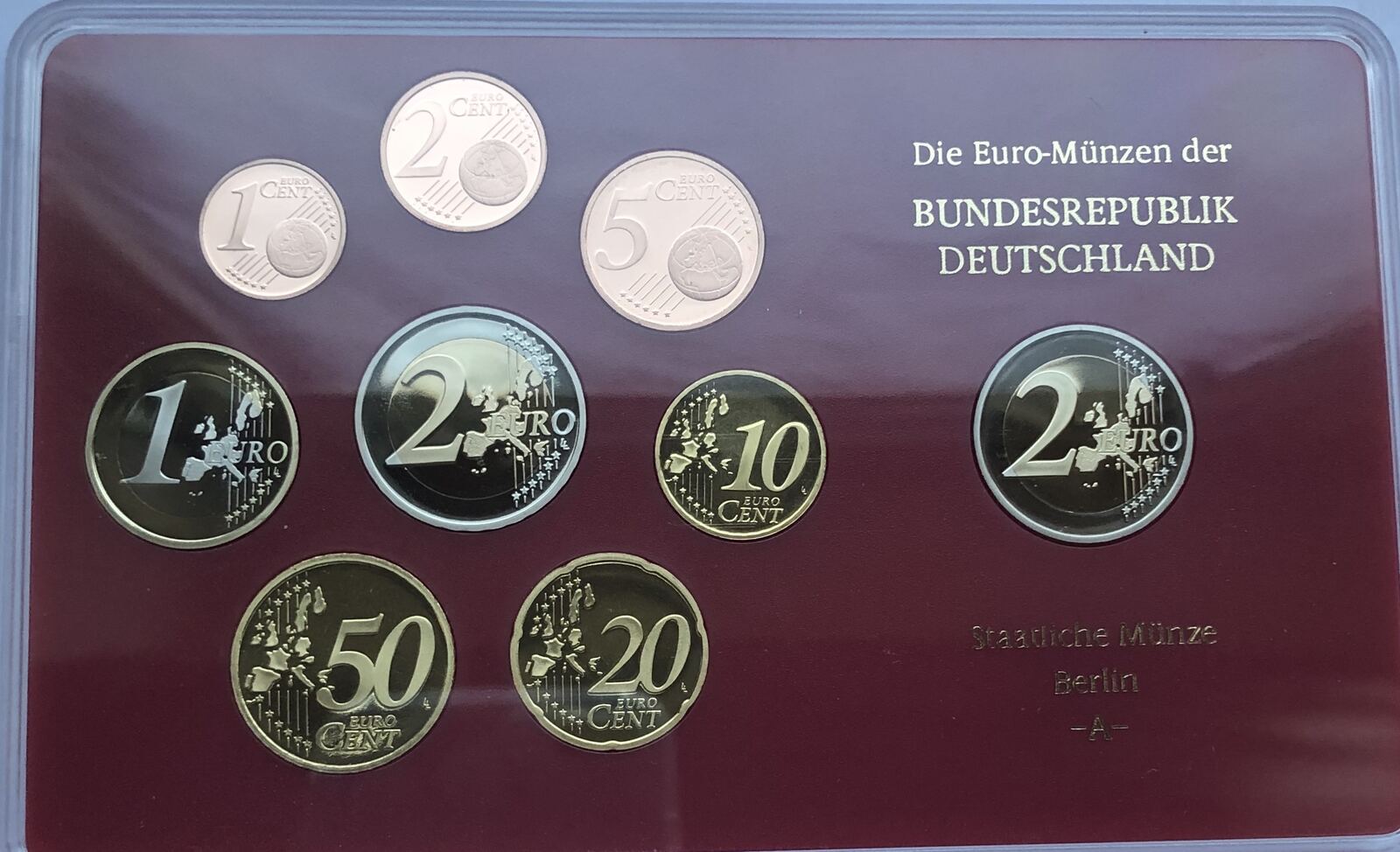 Bundesrepublik Deutschland 5 x 5 88 Euro 2006 Kursmünzensatz A D F G J