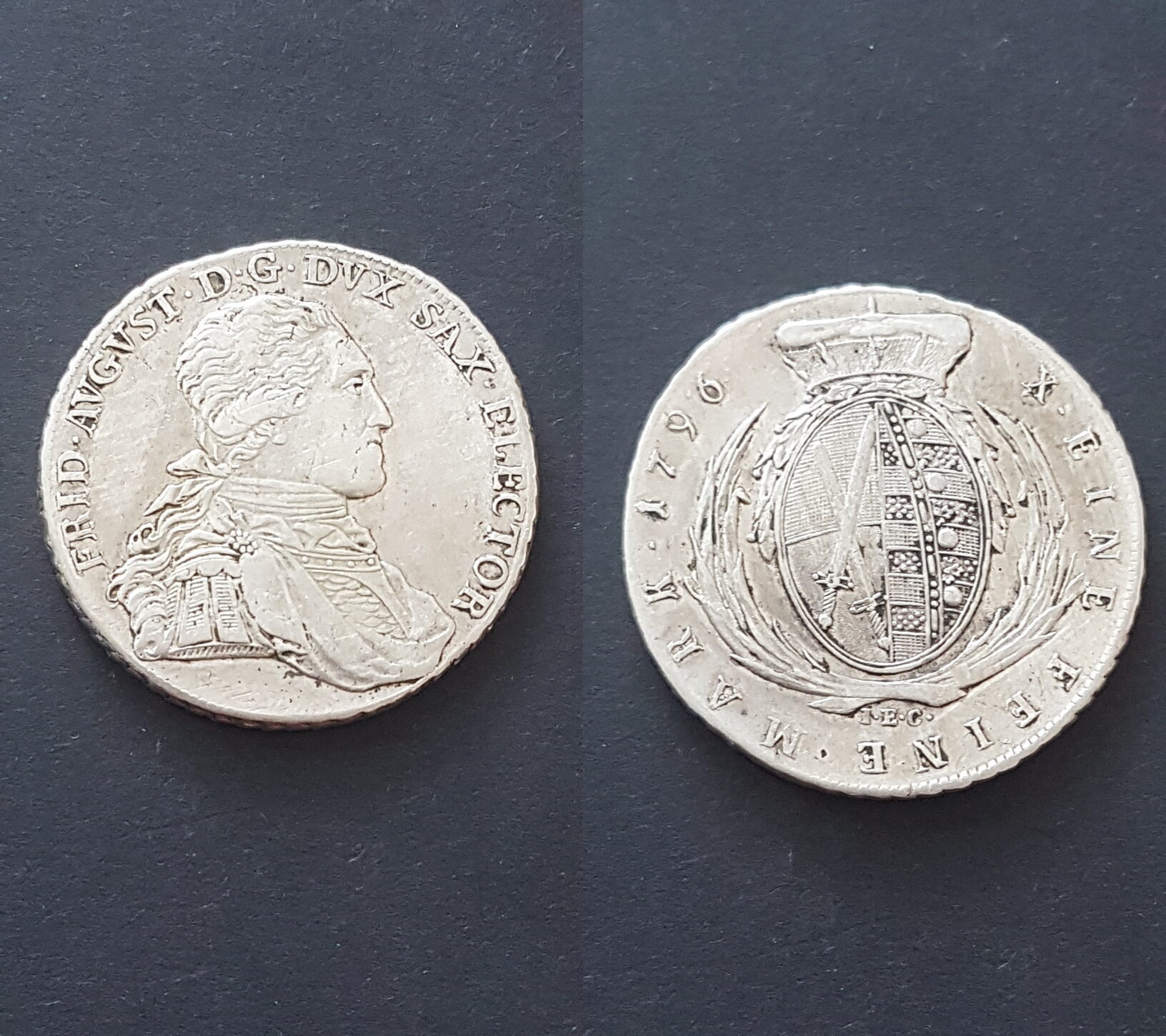 Sachsen Taler 1796 Friedrich August III 1763 1806 Ss MA Shops