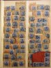Deutsche Besetzung 1914-18 Etappe West 25 Cents auf 20 Cents 66 Stück