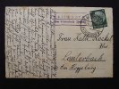 Drittes Reich Postkarte mit Ra2 Frischborn über Lauterbach (Hess