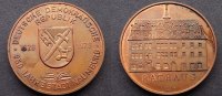 DDR Medaille 950 Jahre Stadt Naunburg Bild