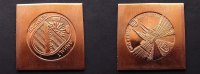 DDR Medaille Klippe Halle Neustadt Bild