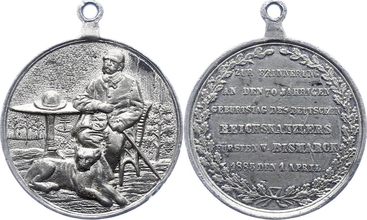 Personenmedaillen Zinnmedaille Bismarck Otto Von