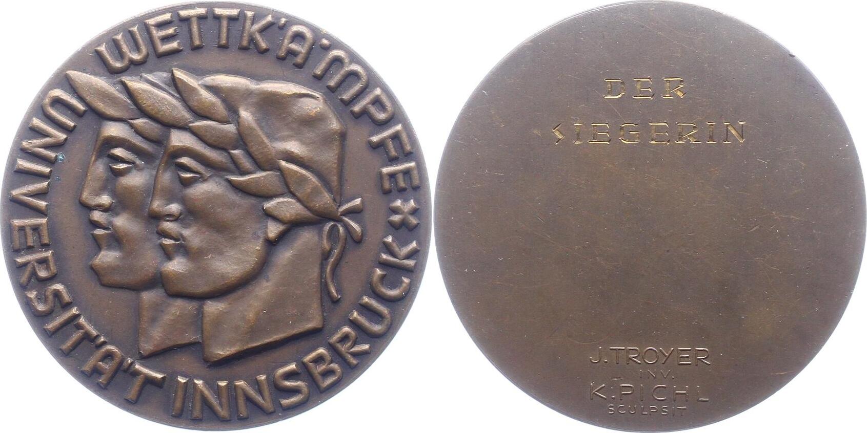 Sterreich Bronzemedaille Zweite Republik Nach Vorz Glich Ma Shops