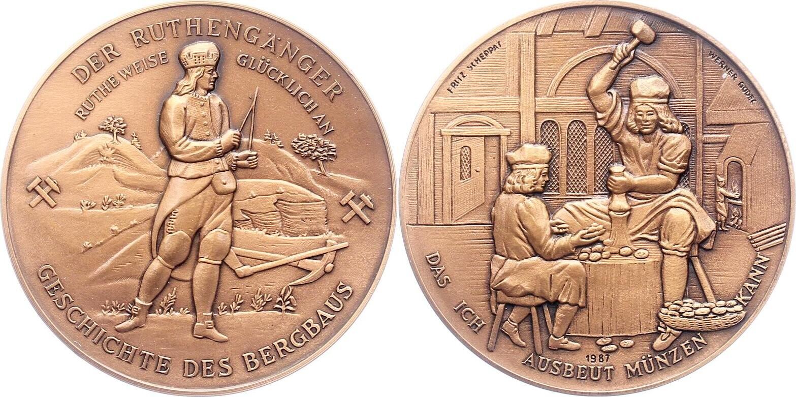 Ausbeute Bronzemedaille Medaillenserie Geschichte Des Bergbaus Der