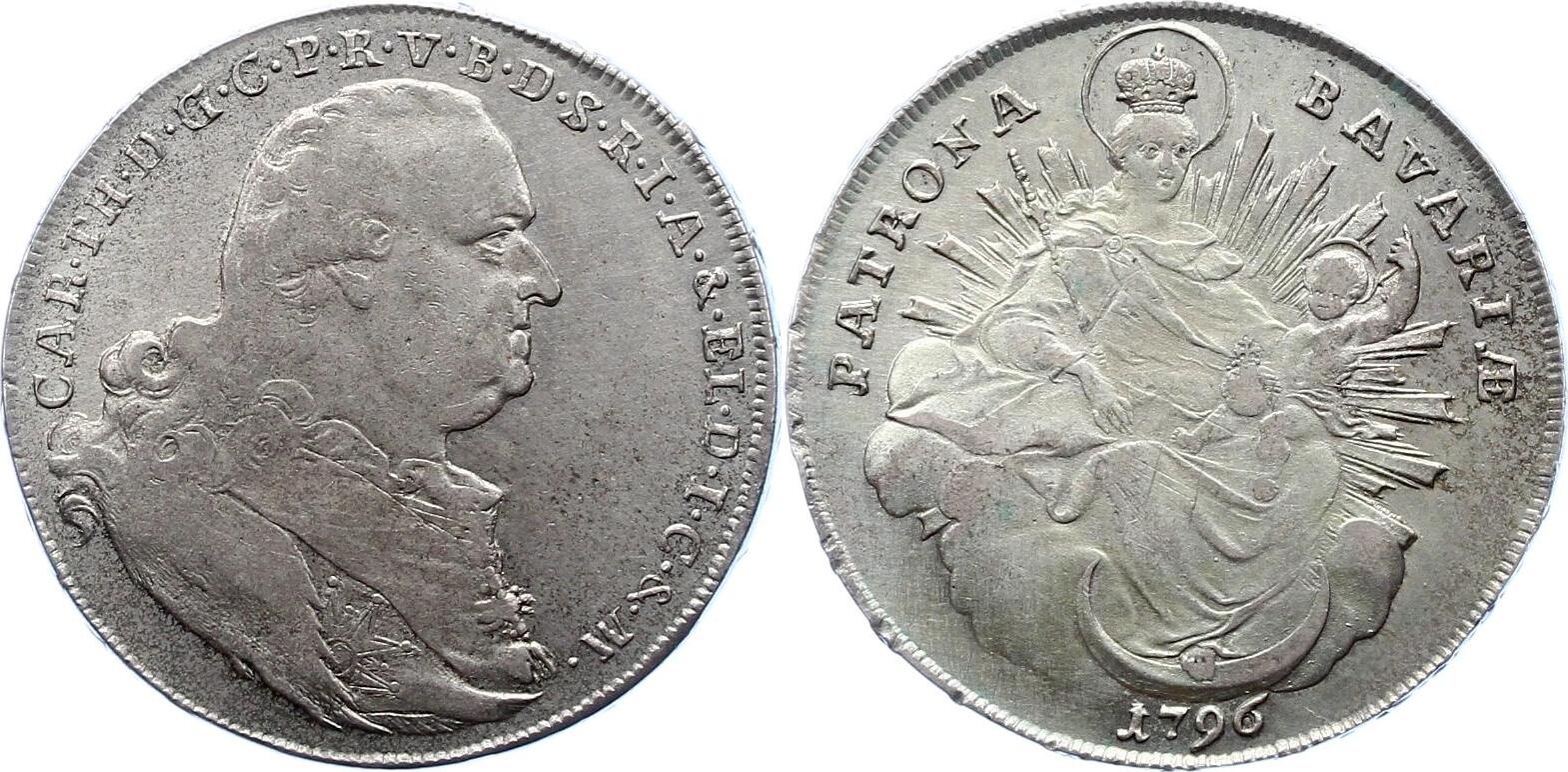 Bayern Madonnentaler 1796 Karl Theodor 1777 1799 Minimal Rauer