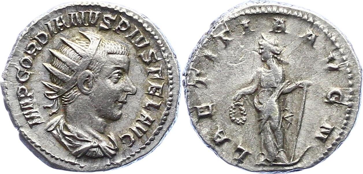 Kaiserzeit 238 244 n Chr Gordianus Pius III 238 244 Sehr schön