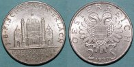 ÖSTERREICH _ 1.REPUBLIK Doppelschilling fischer von erlach - karlskirche