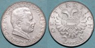 ÖSTERREICH _ 1.REPUBLIK Doppelschilling Engelbert Dollfuss