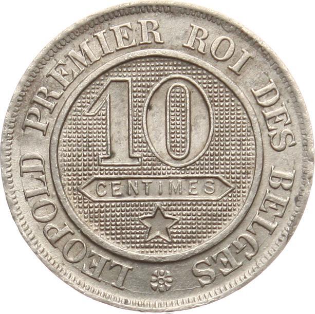 Belgien 10 Centimes 1863 Leopold I 1831 1865 Vz MA Shops