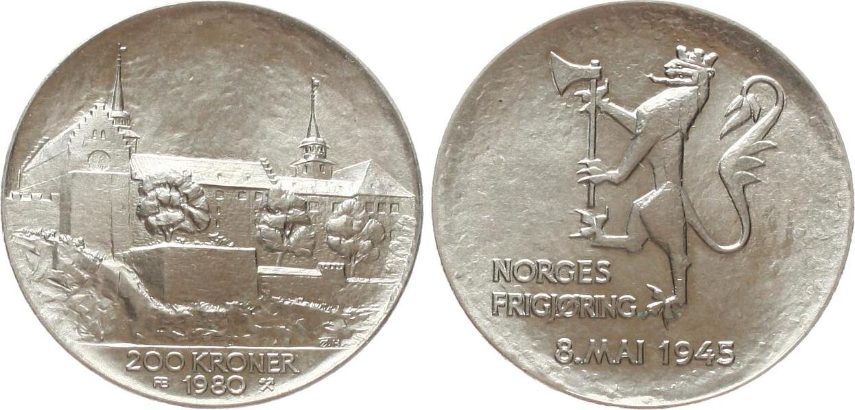 Norwegen Kroner Olav V Stgl Ma Shops