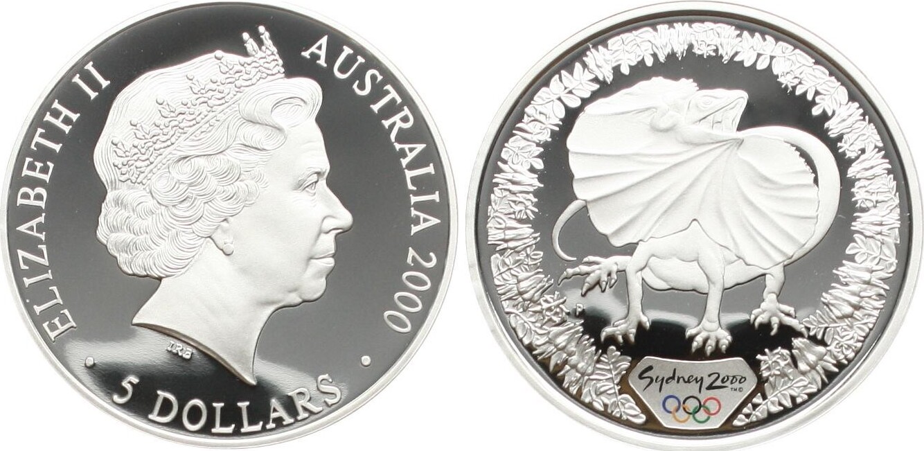 Australien 5 Dollars 2000 Elisabeth II Pp MA Shops