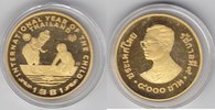 Thailand 4000 Baht 1981 Jahr des Kindes proof