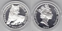 Cook Islands 50$ 1990 Tiger proof