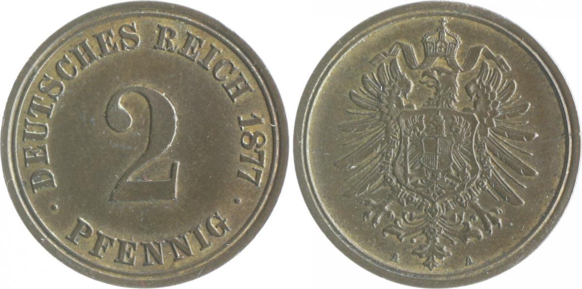 Kaiserreich Pfennig A Vz St Ma Shops