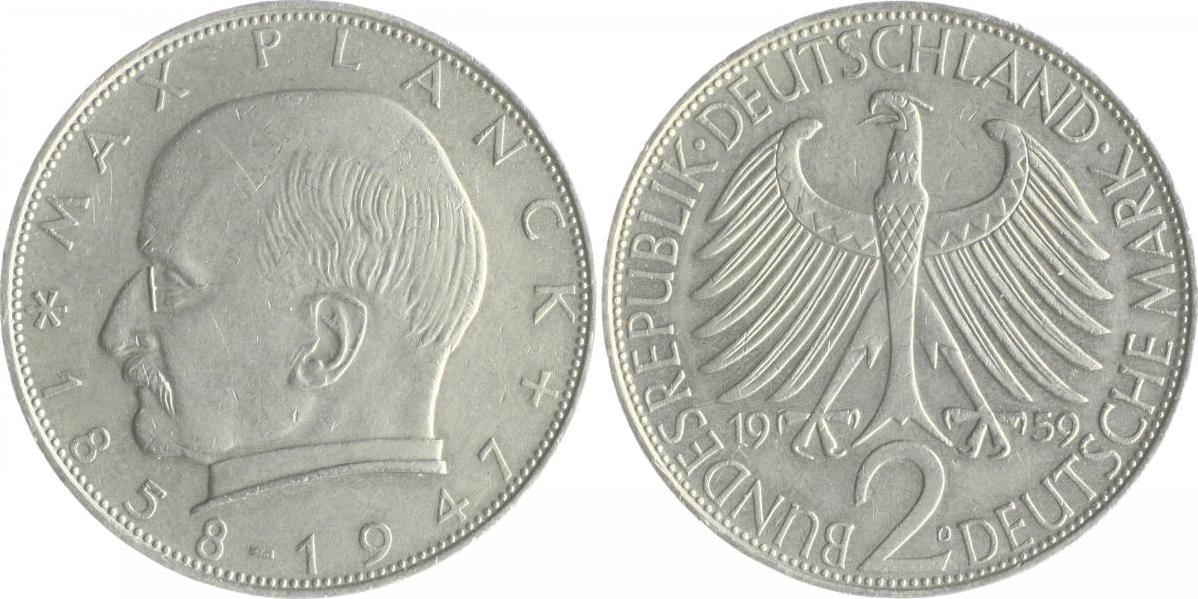 Bundesrepublik Deutschland Brd Deutsche Mark Dm D Max Planck