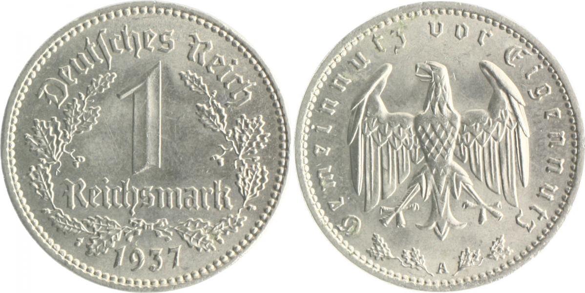 Drittes Reich Reichsmark A Vz Ma Shops