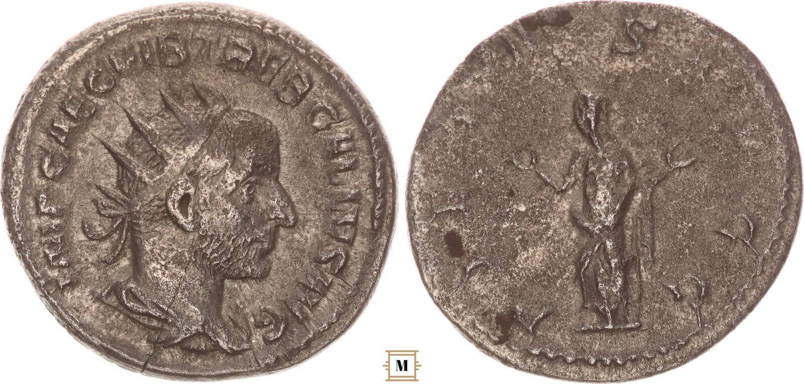 Roman Empire Antoninianus Trebonianus Gallus Pietas Avgg