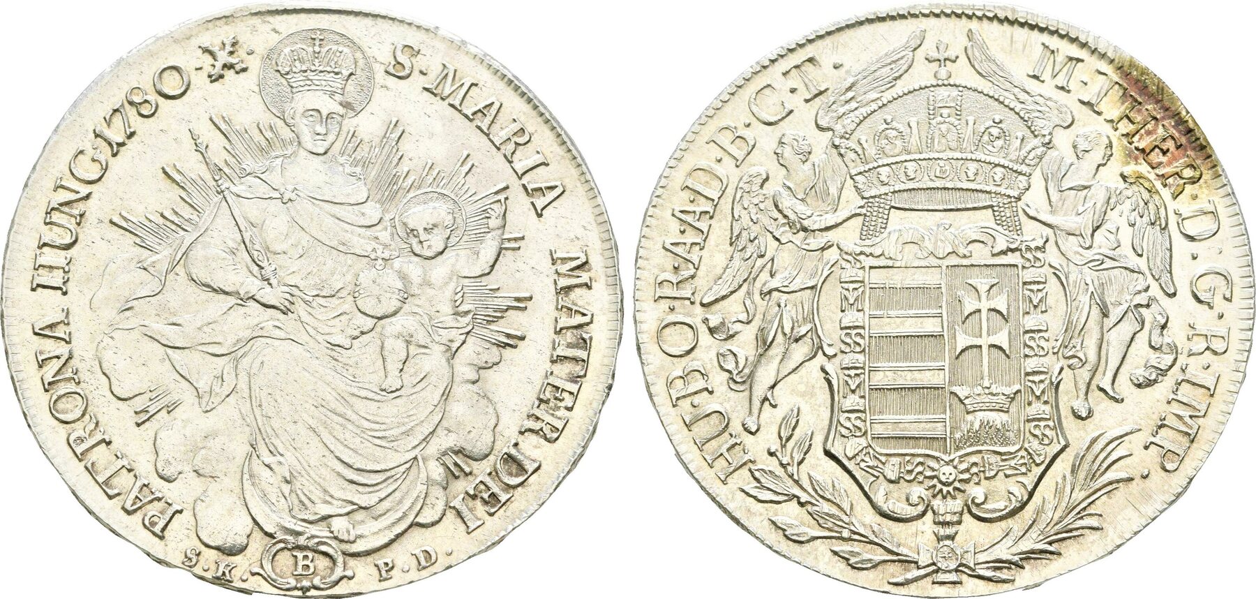 RÖMISCH DEUTSCHES REICH Maria Theresia 1740 1780 Madonnentaler 1780 B