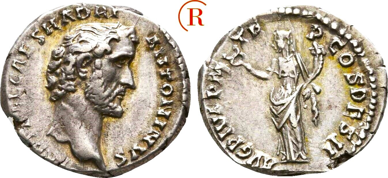 RÖMISCHE KAISERZEIT Antoninus Pius 138 161 n Chr Denar 138 n Chr