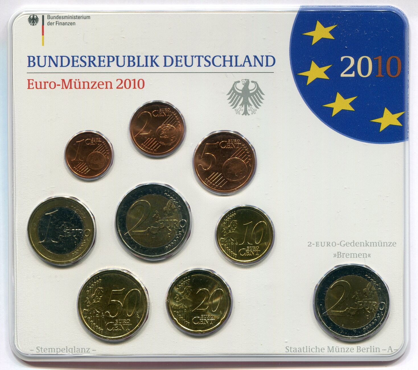 Deutschland X Cent Euro Kompletter Kursm Nzensatz Adfgj