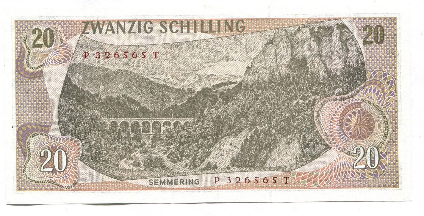 Österreich 20 Schilling 1967 II MA Shops