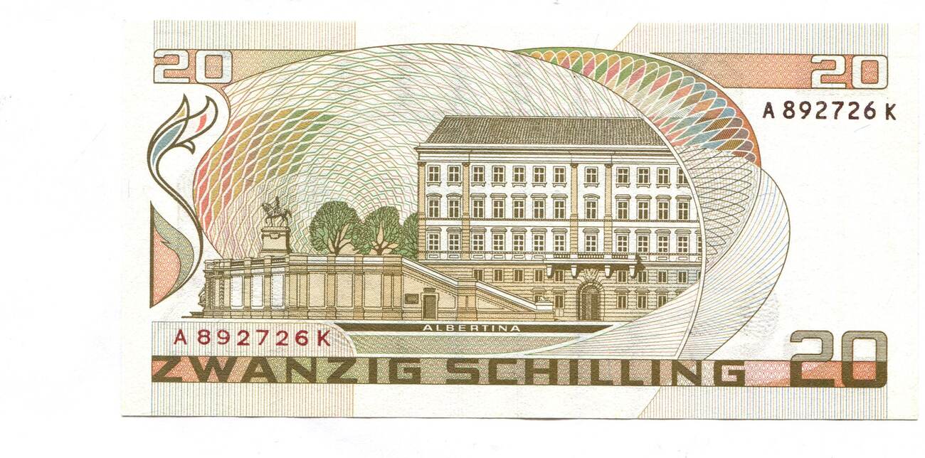 Österreich 20 Schilling 1986 unz MA Shops