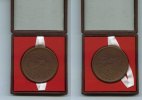 DDR/Gera, Keramik-Medaille, Ehrengabe der Stadt ,