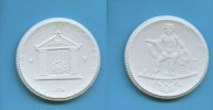 Deutsches Reich/Meissen, Porzellan-Medaille, Stadttheaterbaufond-Meissen,