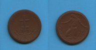 Deutsches Reich/Meissen, Porzellan-Medaille, Kriegergedächtnisstätte,