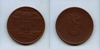 DDR/Burgscheidungen, Porzellan-Medaille, CDU Zentrale Schulungsstätte<i>Otto Nuschke</i>,
