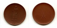 DDR/Freital, Porzellan-Medaille, VEB Edelstahlwerk 8.Mai Freital,