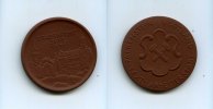 DDR/Falkenstein/Vogtland, Porzellan-Medaille, Stadtrecht seit 1848,