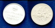 DDR/Rostock, Porzellan Medaille, Schiffahrtsmuseum-Bark"Rostock", Image