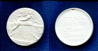 DDR/Schwerin, Porzellan Medaille, 100 Jahre Staatliches Museum Schwerin, Image