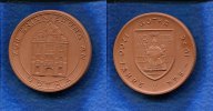 DDR/Gotha, Porzellan Medaille, 1200 Jahrfeier, Image